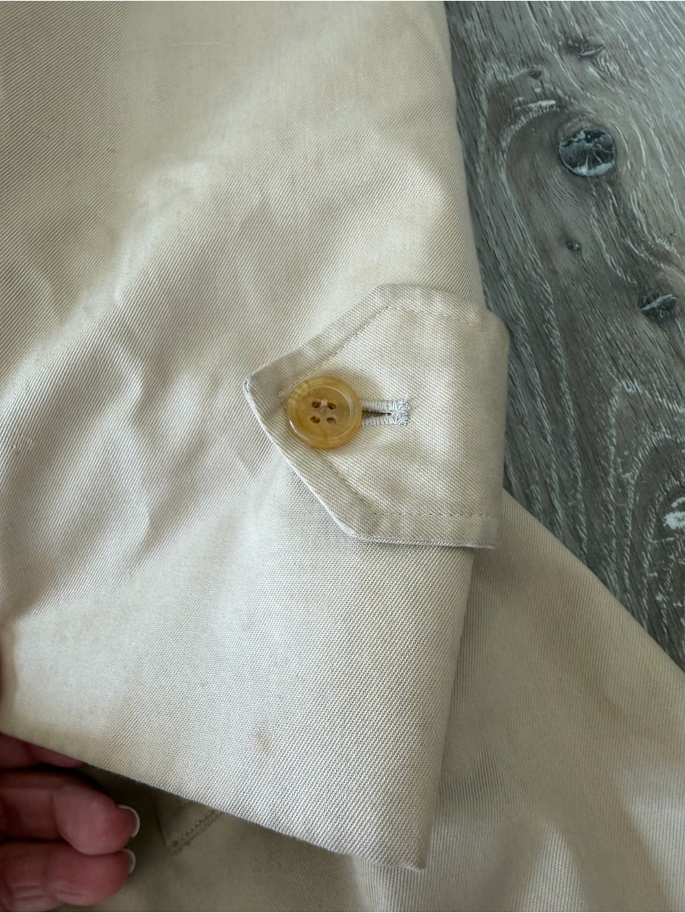 Vintage Burberrys Made in England Trench Coat Nova Check Beige Belted - Picture 9 of 11